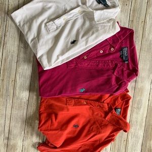 Set of 3 Ralph Lauren polos
